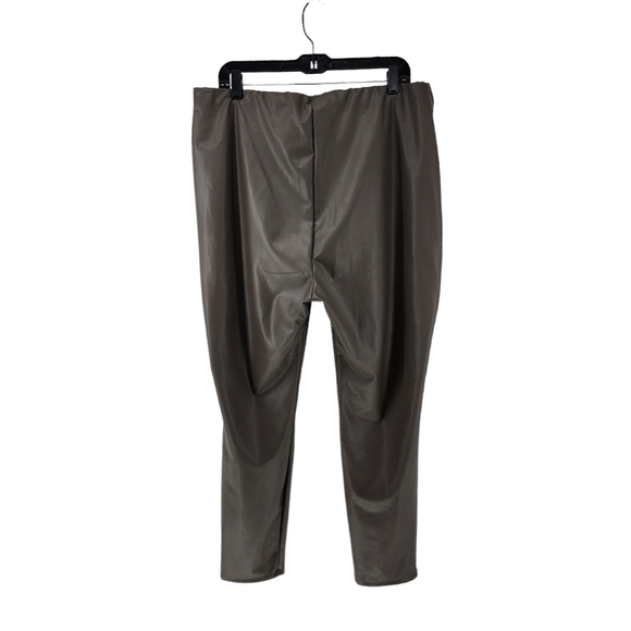 Express Women's Super High Waisted Faux Leather Leggings - XL - Picture 5 of 7